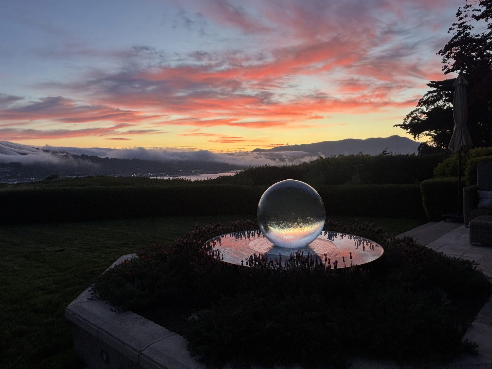 Sunset Serenity: The Aqualens on Belvedere Island