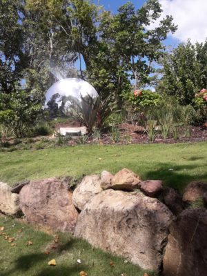Steel Eye Sculpture at Four Seasons Nevis