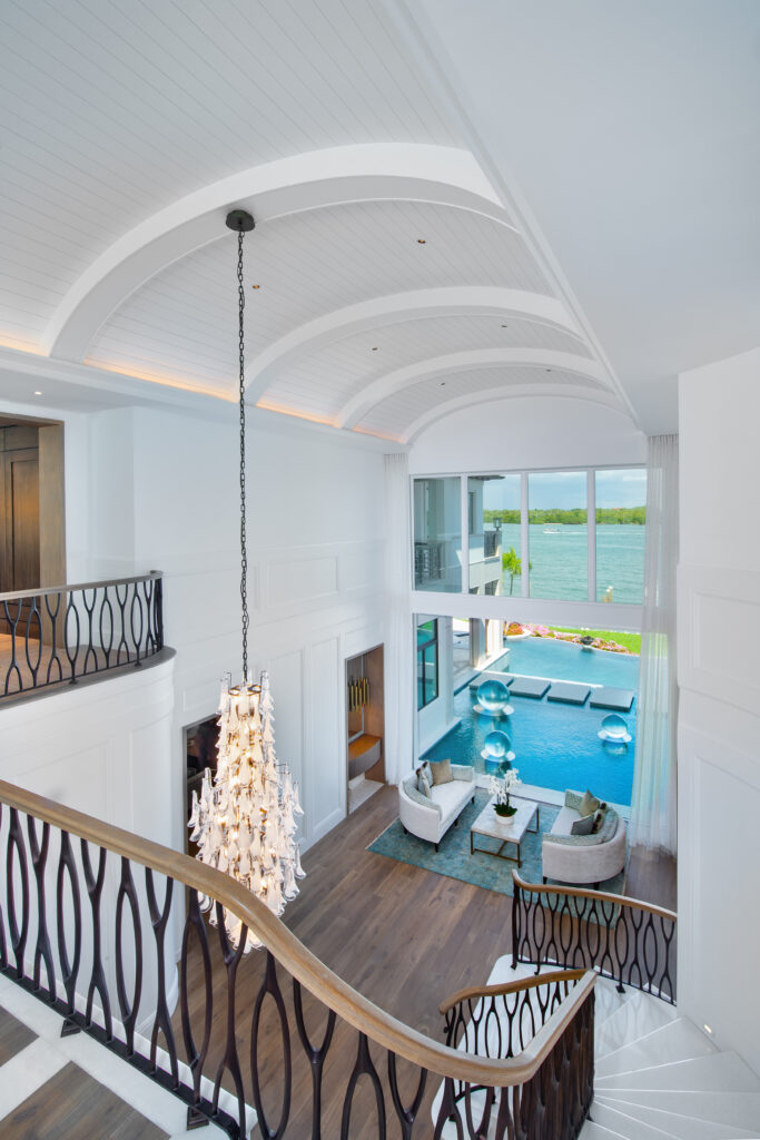 View from staircase