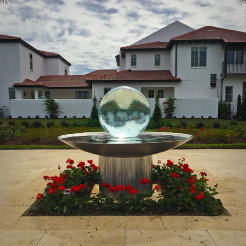 Raised Sphere Fountain