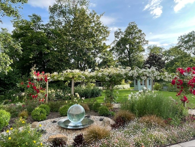 Magical Garden Sphere Fountain