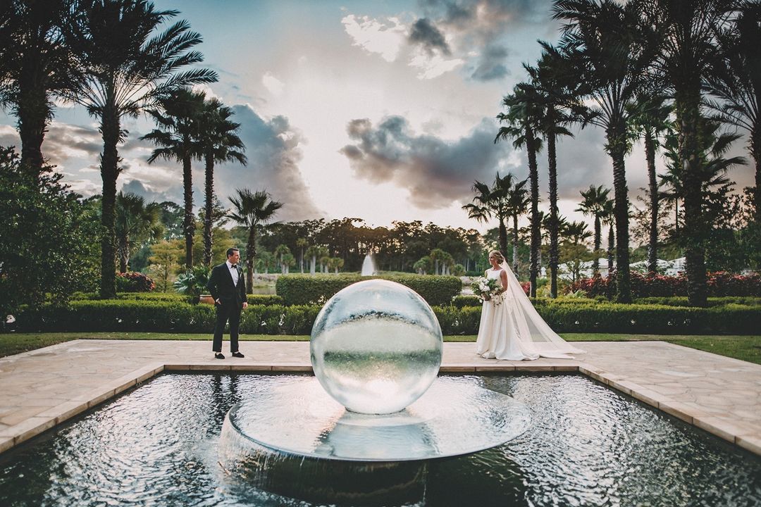 Aqualens Sphere Fountain at the Four Seasons Orlando: A Stunning Poolside Focal Point